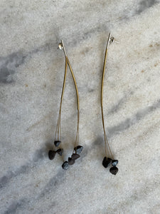 Brincos meteoritos cerâmica
